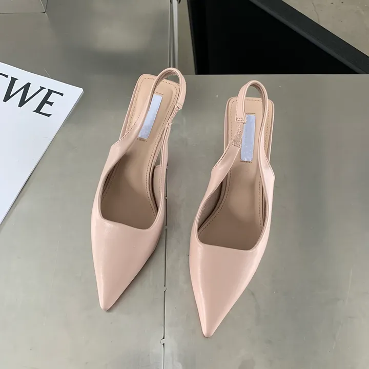 4color 여성 스틸레토 슬링백힐 구두7cm 상세 이미지 31