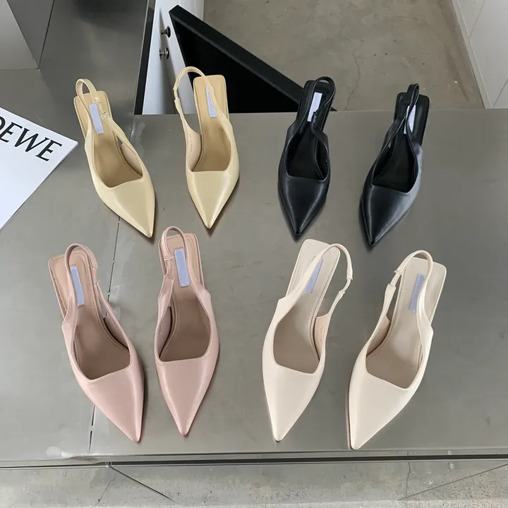 4color 여성 스틸레토 슬링백힐 구두7cm 상세 이미지 47