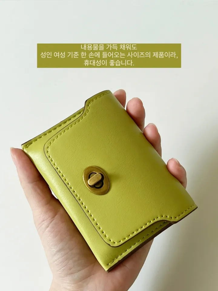 빈티지 버클 3단 아코디언 동전 반 미니 카드지갑 상세 이미지 20