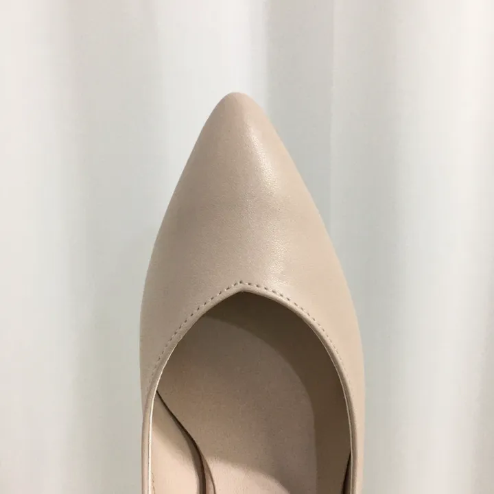 [국내제작/고퀄리티] 스틸레토 라운드/브이컷 버클 슬링백 힐 7cm 상세 이미지 52
