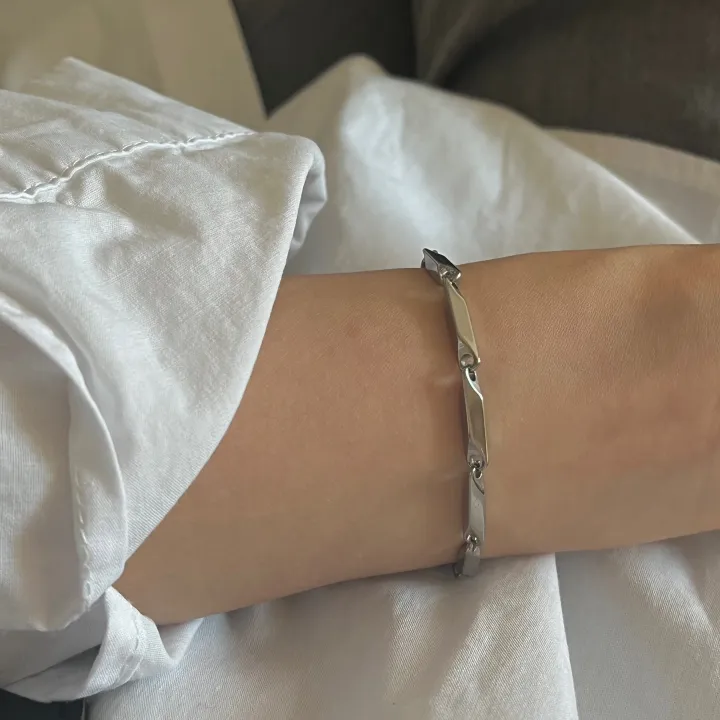 [당일출고/커플할인ෆ] 커플기획 변색 알러지 없는 써지컬스틸 남여공용 팔찌 상세 이미지 20