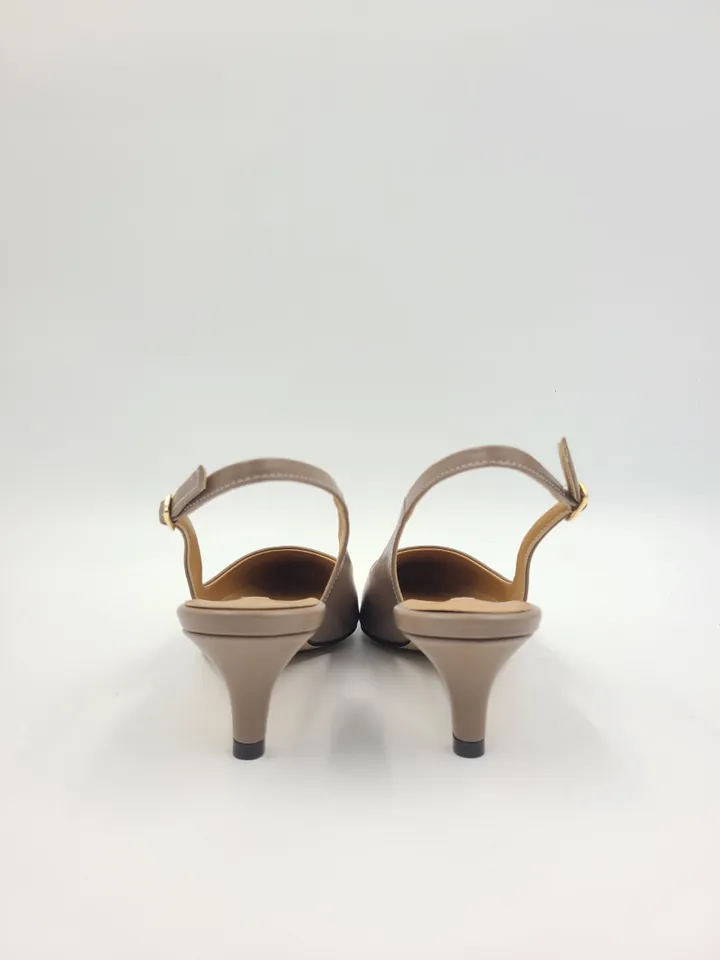 여성수제화 성수동수제화 슬링백 스틸레토힐 미들힐 5cm 가죽 펌프스 여자구두 상세 이미지 31