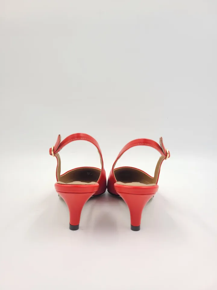여성수제화 성수동수제화 슬링백 스틸레토힐 미들힐 5cm 가죽 펌프스 여자구두 상세 이미지 36