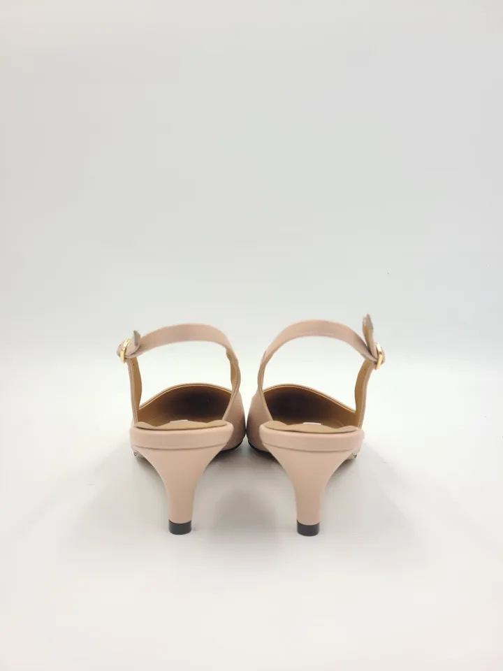 여성수제화 성수동수제화 슬링백 스틸레토힐 미들힐 5cm 가죽 펌프스 여자구두 상세 이미지 41