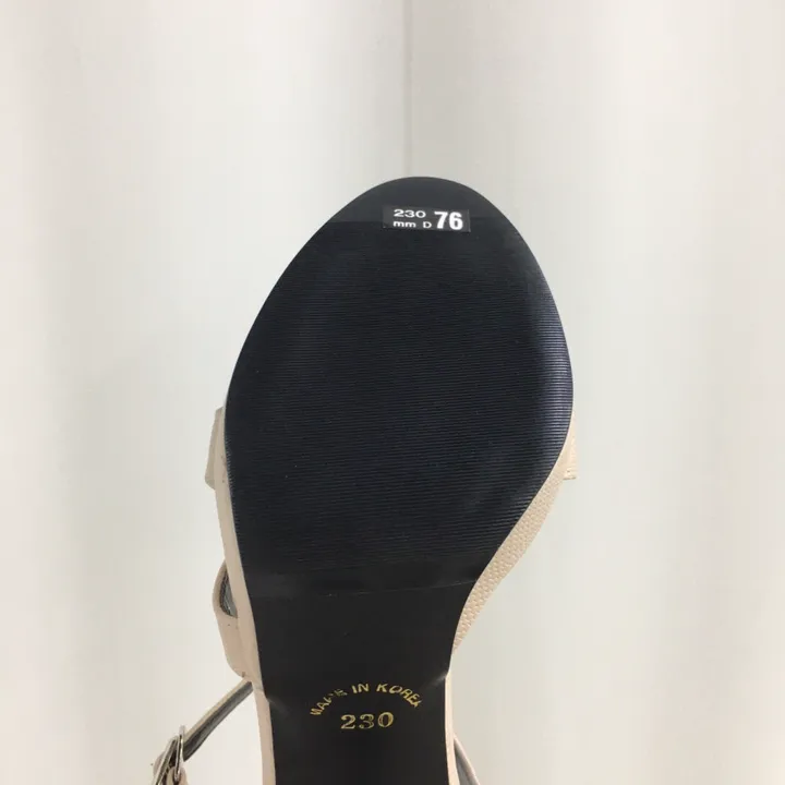 [당일배송/국산수제] 더블 사선 스트랩 가보시 샌들힐 10cm 상세 이미지 12