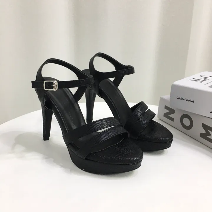 [당일배송/국산수제] 더블 사선 스트랩 가보시 샌들힐 10cm 상세 이미지 35