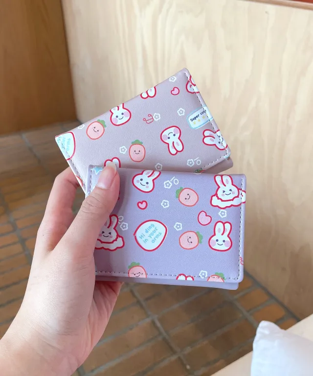 깜찍 바니 미니 반지갑 학생 여성 카드 동전 지갑 우정 생일 선물 5타입 상세 이미지 7