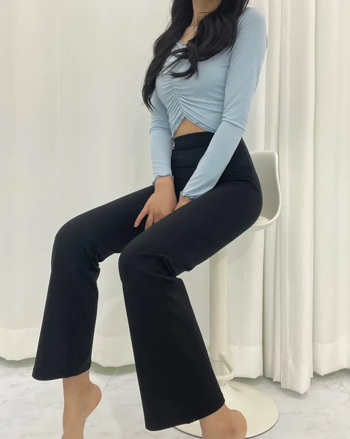 [롱~다리] 세미부츠컷레깅스 요가복 필라테스복 운동복 헬스복 레깅스 쫀쫀레깅스 세미슬렉스 애슬레저룩 상세 이미지 2