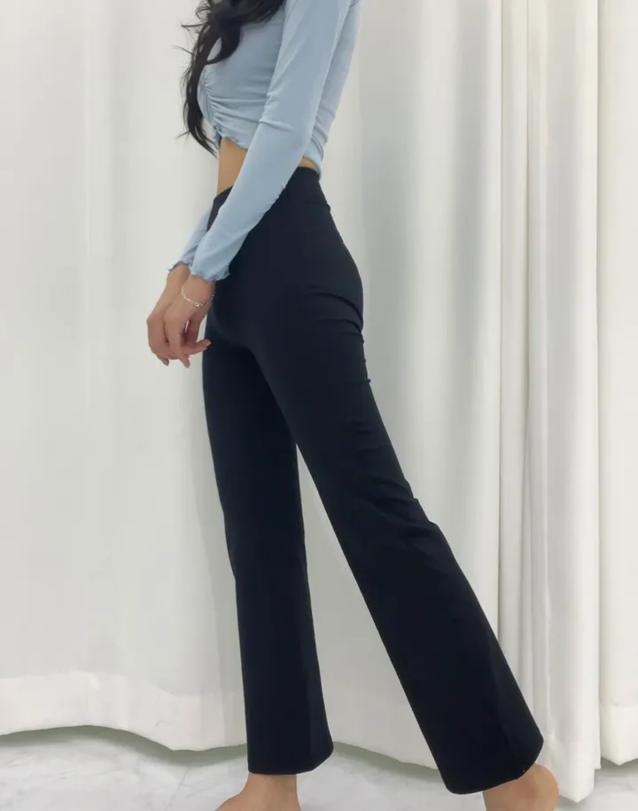 [롱~다리] 세미부츠컷레깅스 요가복 필라테스복 운동복 헬스복 레깅스 쫀쫀레깅스 세미슬렉스 애슬레저룩 상세 이미지 4
