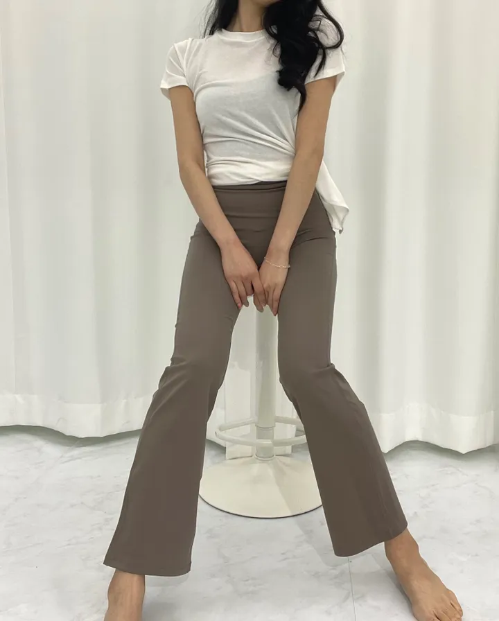 [롱~다리] 세미부츠컷레깅스 요가복 필라테스복 운동복 헬스복 레깅스 쫀쫀레깅스 세미슬렉스 애슬레저룩 상세 이미지 10