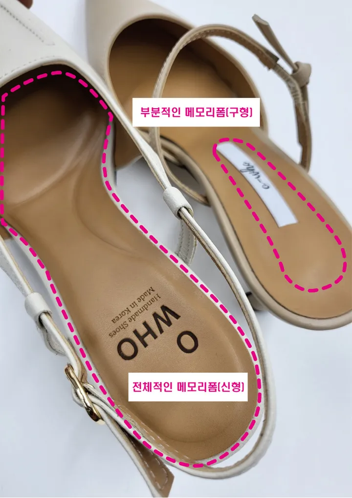 [신상품]오후o-who 가장핫한 5cm,7cm 미들 슬링백 오피스화 소가죽 성수동 수제화 상세 이미지 4