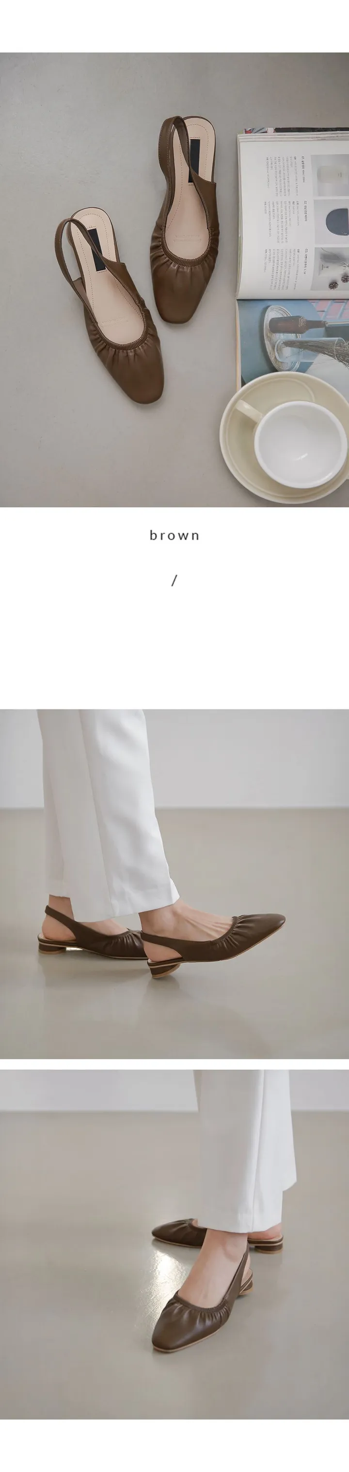 [신상할인] 에델린 셔링 슬링백(2.5cm) 상세 이미지 5