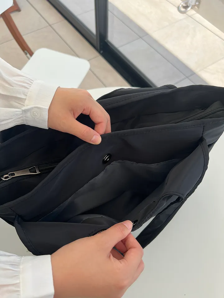[필라테스] 트윌 시티 투포켓 방수 지퍼 빅 쇼퍼 에코백 상세 이미지 18