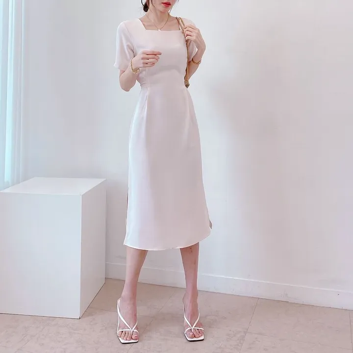 [4color] 아오이 심플 스퀘어 스트랩 끈 여름 쪼리 슬리퍼 힐 샌들 8cm 상세 이미지 13