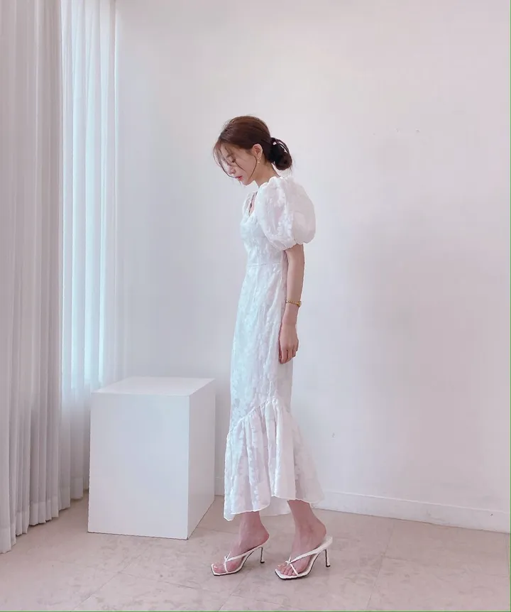 [4color] 아오이 심플 스퀘어 스트랩 끈 여름 쪼리 슬리퍼 힐 샌들 8cm 상세 이미지 28