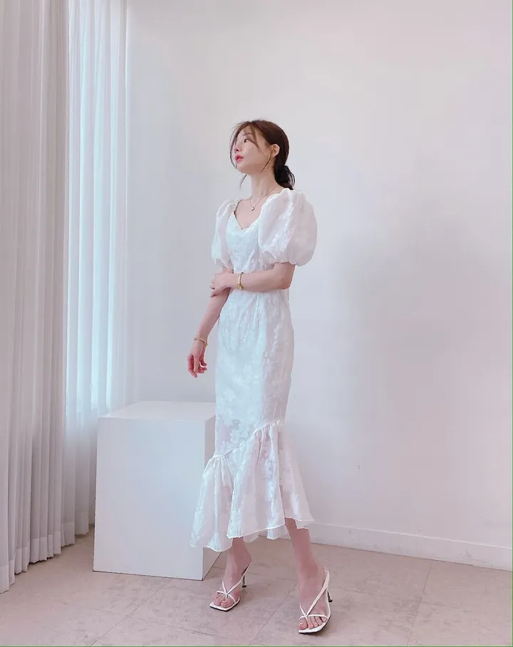 [4color] 아오이 심플 스퀘어 스트랩 끈 여름 쪼리 슬리퍼 힐 샌들 8cm 상세 이미지 32