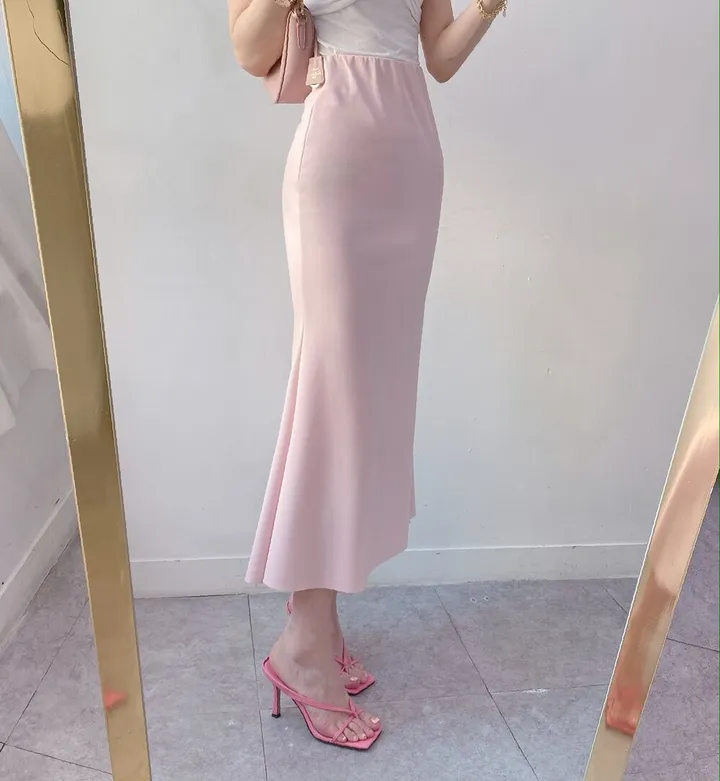 [4color] 아오이 심플 스퀘어 스트랩 끈 여름 쪼리 슬리퍼 힐 샌들 8cm 상세 이미지 55
