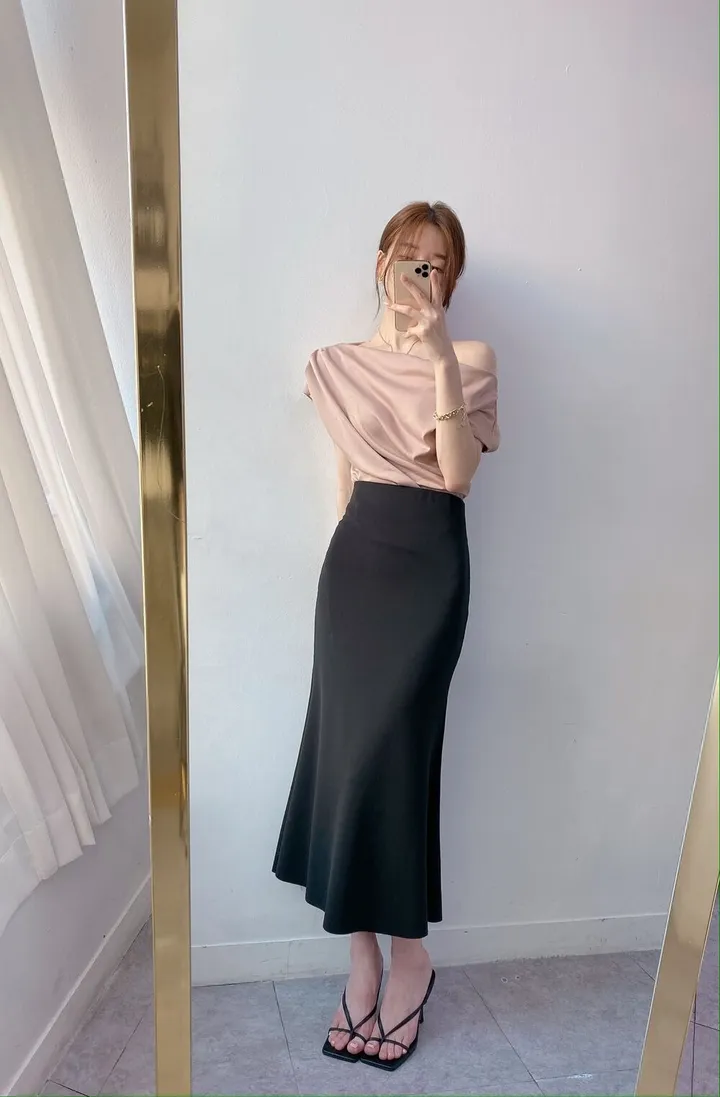 [4color] 아오이 심플 스퀘어 스트랩 끈 여름 쪼리 슬리퍼 힐 샌들 8cm 상세 이미지 57