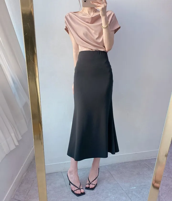 [4color] 아오이 심플 스퀘어 스트랩 끈 여름 쪼리 슬리퍼 힐 샌들 8cm 상세 이미지 58