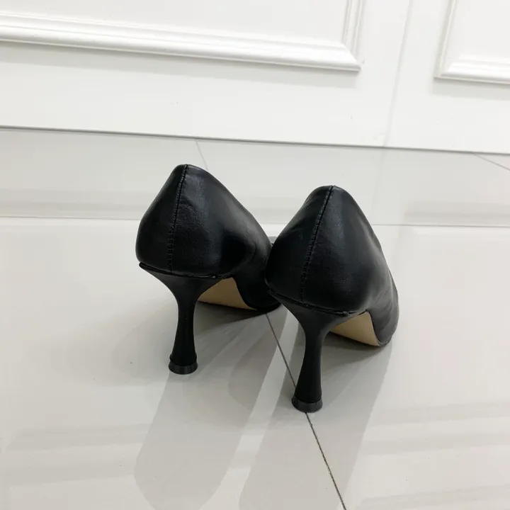 비비드 컬러 뾰족코 스틸레토 미들힐 펌프스힐 8cm 상세 이미지 17
