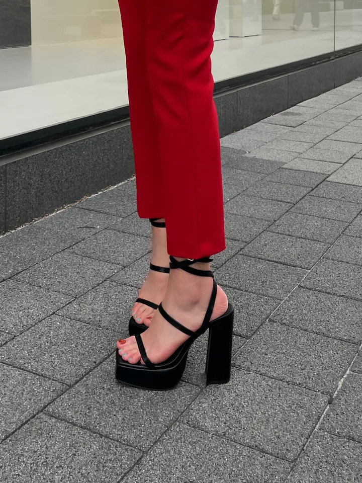루브 가보시 스트랩 하이힐 [12cm] 상세 이미지 1
