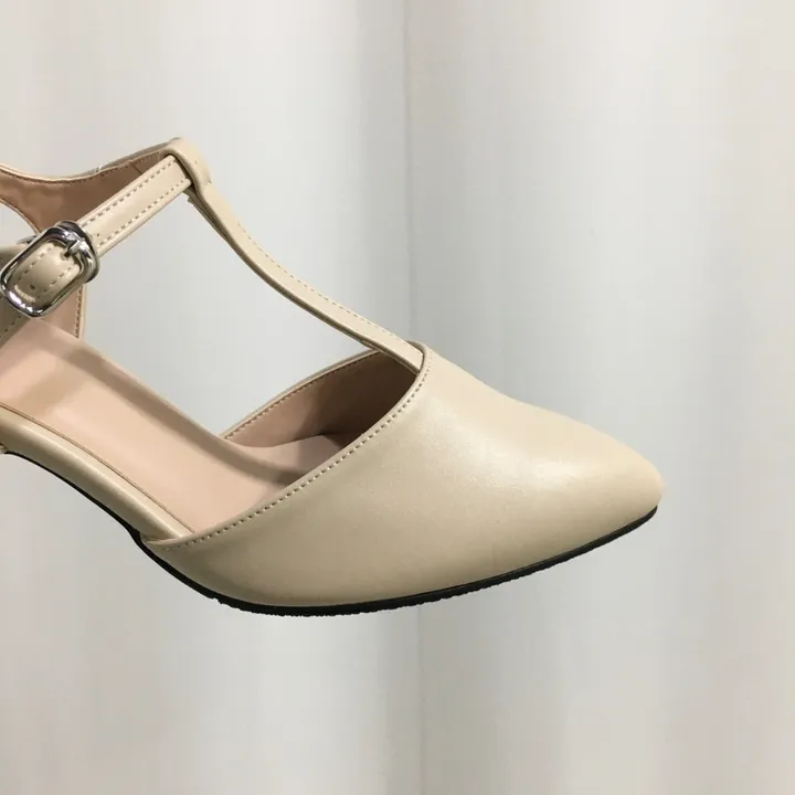 [국산수제화] 5cm,7cm 스틸레토 T 스트랩 슬링백힐 225mm~255mm 상세 이미지 14