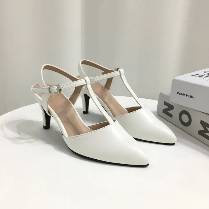 [국산수제화] 5cm,7cm 스틸레토 T 스트랩 슬링백힐 225mm~255mm 상세 이미지 52