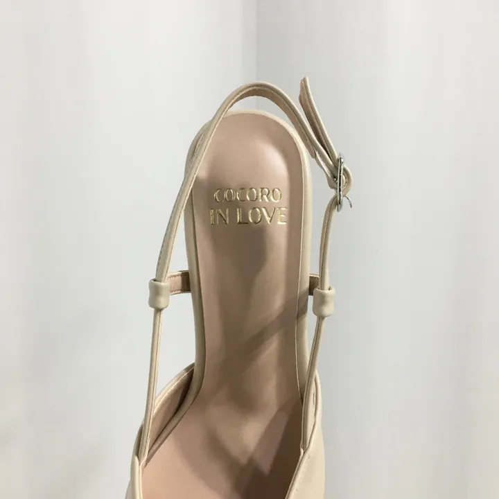 [국산수제화] 5cm,7cm 스틸레토 사이드 스트랩 슬링백힐 225mm~255mm 상세 이미지 16