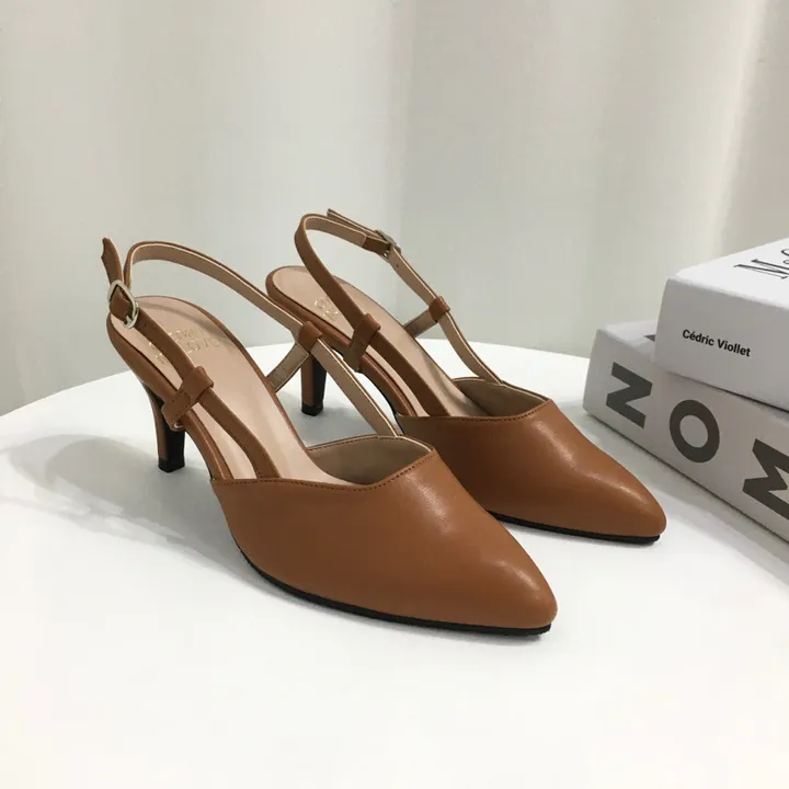 [국산수제화] 5cm,7cm 스틸레토 사이드 스트랩 슬링백힐 225mm~255mm 상세 이미지 67