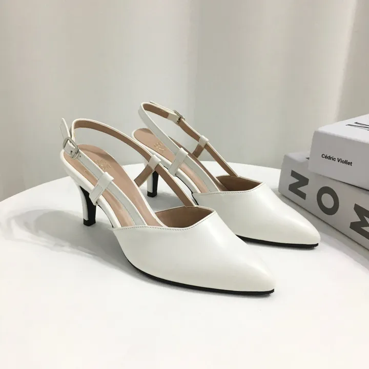 [국산수제화] 5cm,7cm 스틸레토 사이드 스트랩 슬링백힐 225mm~255mm 상세 이미지 51