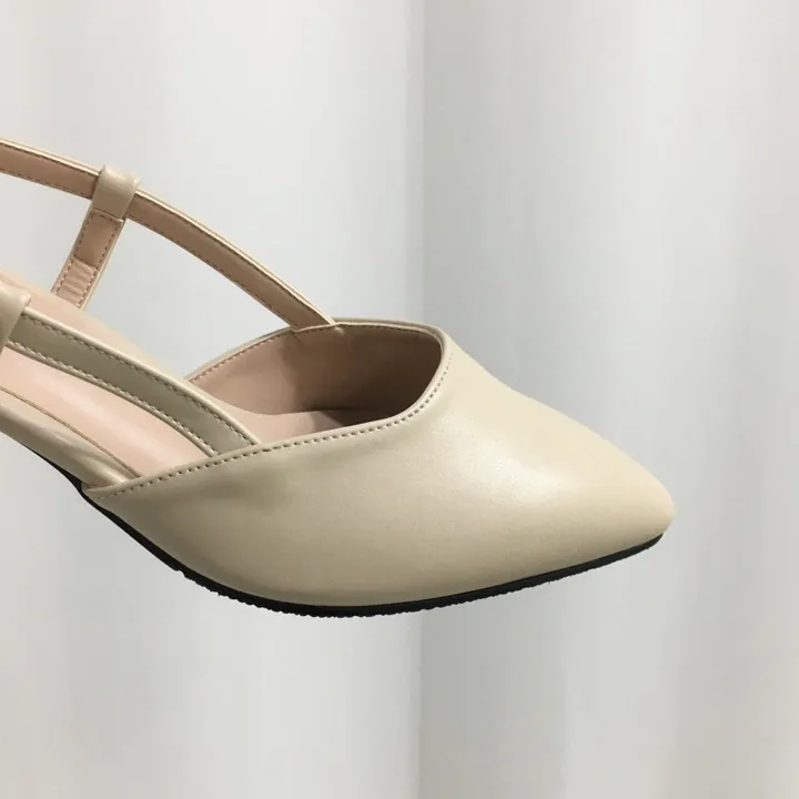 [국산수제화] 5cm,7cm 스틸레토 사이드 스트랩 슬링백힐 225mm~255mm 상세 이미지 14
