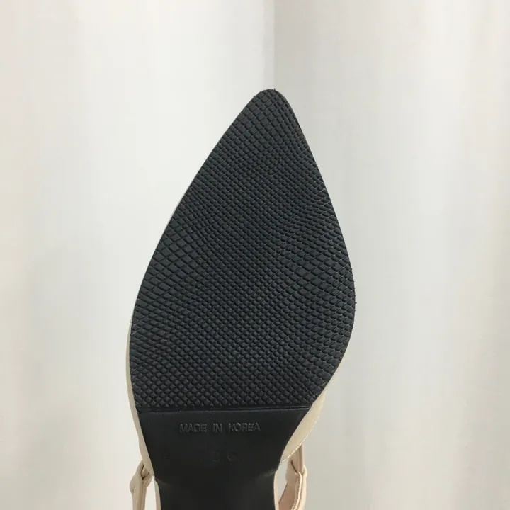 [국산수제화] 5cm,7cm 스틸레토 사이드 스트랩 슬링백힐 225mm~255mm 상세 이미지 18