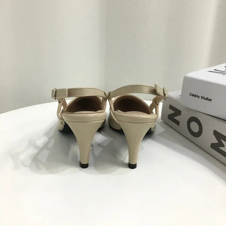 [국산수제화] 5cm,7cm 스틸레토 사이드 스트랩 슬링백힐 225mm~255mm 상세 이미지 61