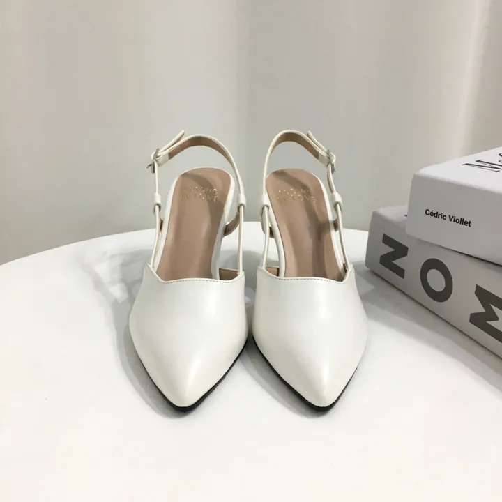[국산수제화] 5cm,7cm 스틸레토 사이드 스트랩 슬링백힐 225mm~255mm 상세 이미지 50