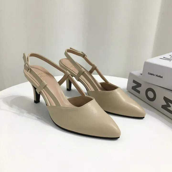[국산수제화] 5cm,7cm 스틸레토 사이드 스트랩 슬링백힐 225mm~255mm 상세 이미지 59