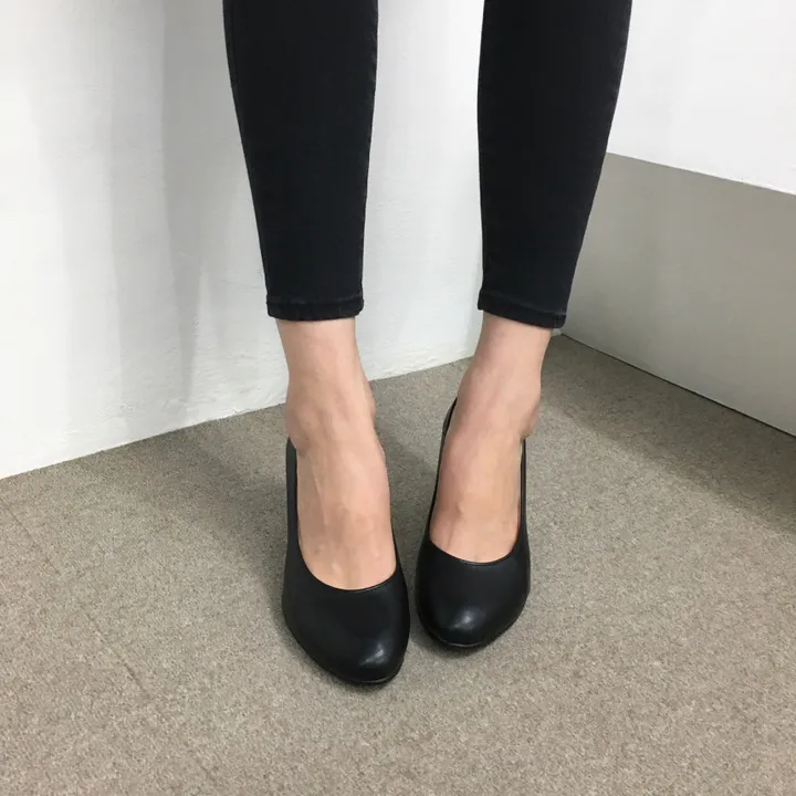 [당일배송/국산수제] 3cm,5cm,7cm 발편한 둥근코 베이직 펌프스 상세 이미지 29
