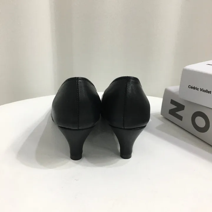 [당일배송/국산수제] 3cm,5cm,7cm 발편한 둥근코 베이직 펌프스 상세 이미지 28