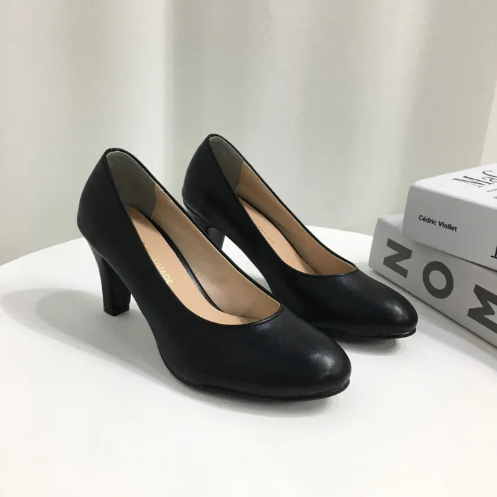 [당일배송/국산수제] 3cm,5cm,7cm 발편한 둥근코 베이직 펌프스 상세 이미지 34