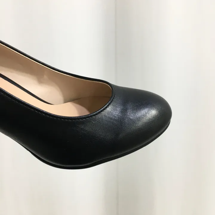 [당일배송/국산수제] 3cm,5cm,7cm 발편한 둥근코 베이직 펌프스 상세 이미지 9