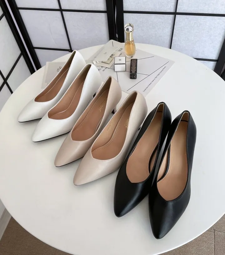 [빅사이즈/당일출고] 베이직 스틸레토 펌프스힐 7cm 상세 이미지 2