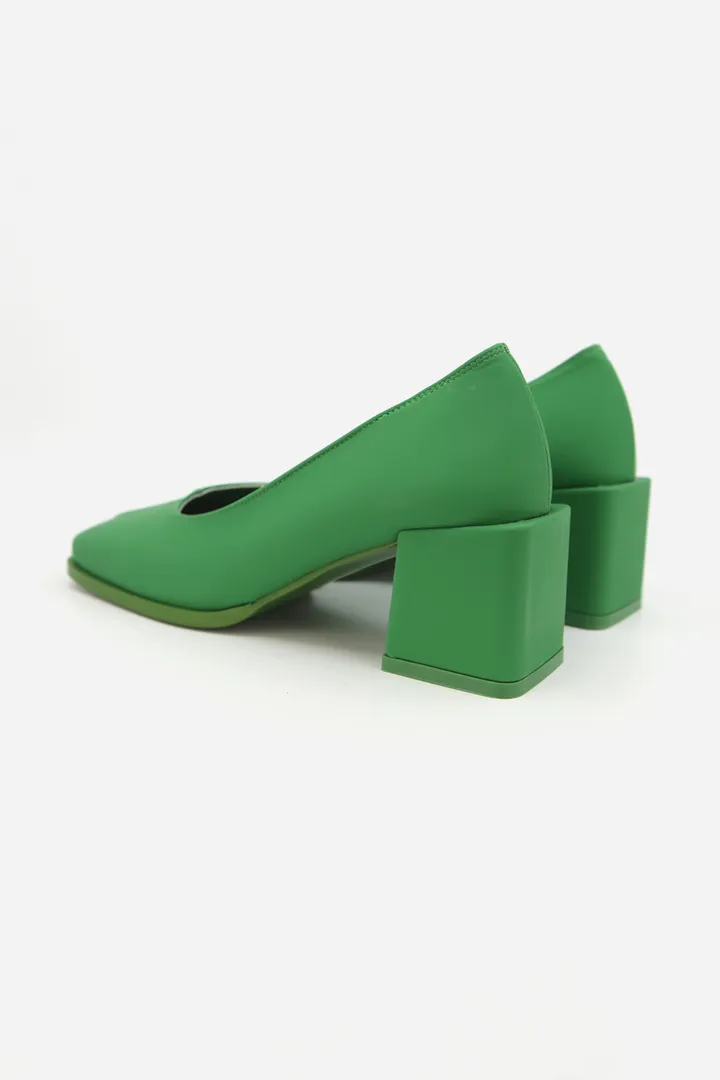 SQUARE COLOR MIDDLE HEEL 상세 이미지 4