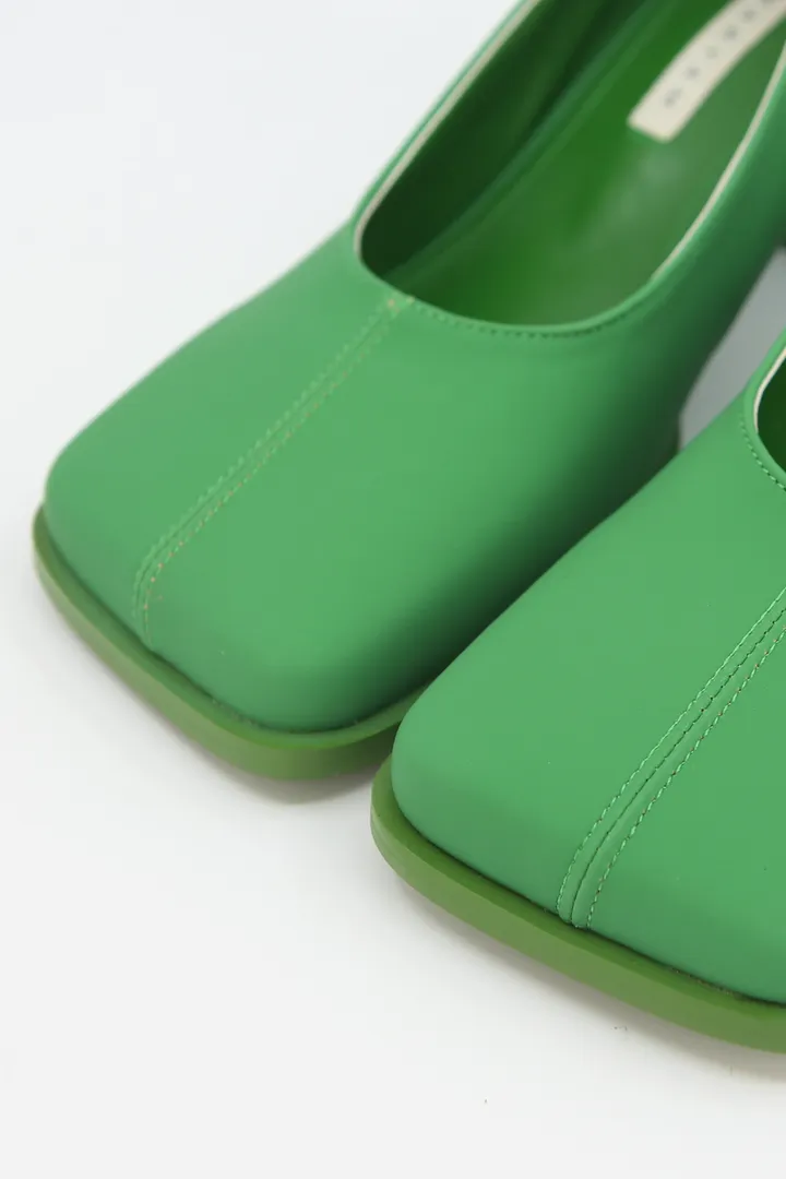 SQUARE COLOR MIDDLE HEEL 상세 이미지 5