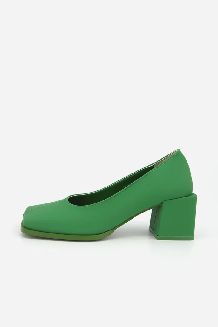 SQUARE COLOR MIDDLE HEEL 상세 이미지 2