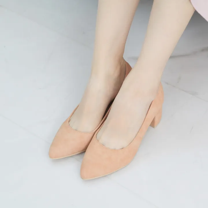 (SALE) 스틸레토 5cm 펌프스 핑크 힐 상세 이미지 6