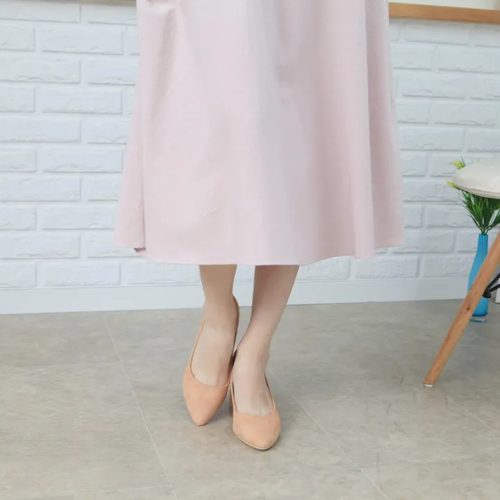 (SALE) 스틸레토 5cm 펌프스 핑크 힐 상세 이미지 12