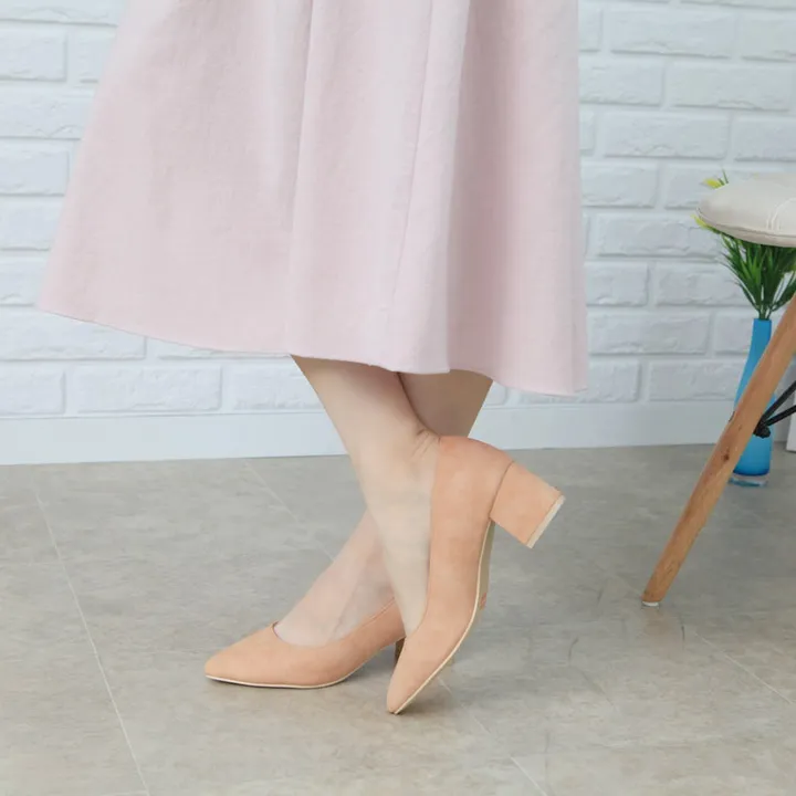 (SALE) 스틸레토 5cm 펌프스 핑크 힐 상세 이미지 13