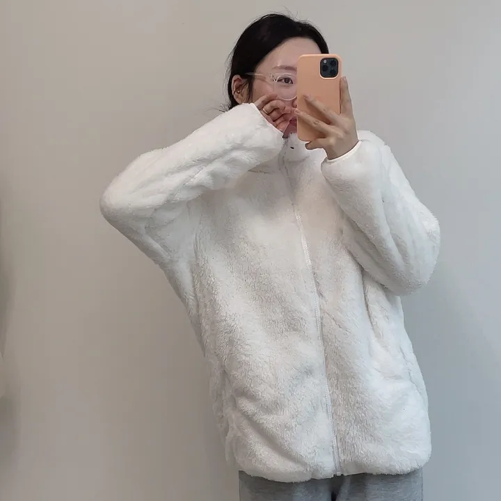 [당일발송/  도톰 !!] 포근 구름빵 양털 후리스(5color) 상세 이미지 2