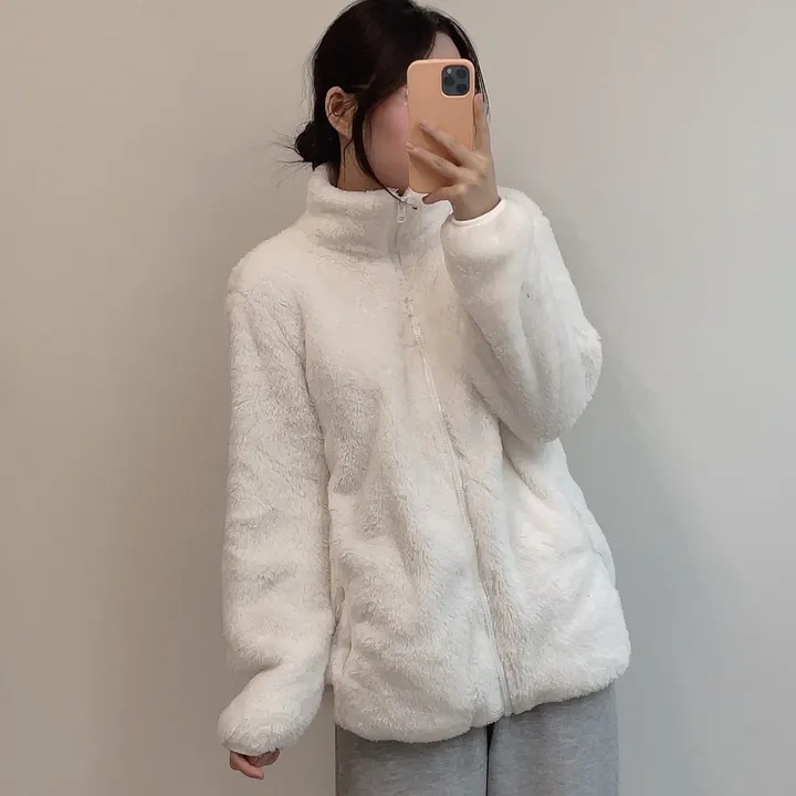[당일발송/  도톰 !!] 포근 구름빵 양털 후리스(5color) 상세 이미지 3