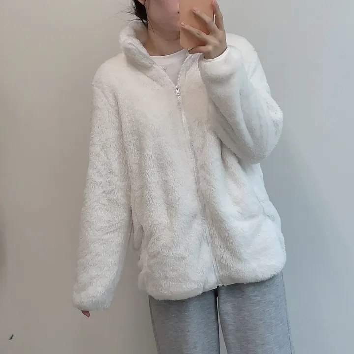 [당일발송/  도톰 !!] 포근 구름빵 양털 후리스(5color) 상세 이미지 4