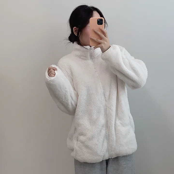 [당일발송/  도톰 !!] 포근 구름빵 양털 후리스(5color) 상세 이미지 5